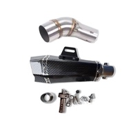 คอท่อ Kawasaki Z 250L/Ninja 250SL วัสดุแสตนเลสเกรด304 + ปลายท่อ AK Shorty V2 ฟรีจุกลดเสียง มีสีให้เล