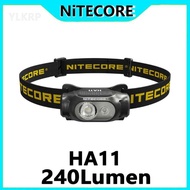 【EX SHOP】 Original NITECORE HA11 LED head lamp 240 lumens weight 36g ultra-light multi-purpose head