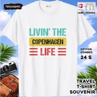 DENMARK Souvenir T-SHIRT DENMARK 31TAG made of 24s combed cotton
