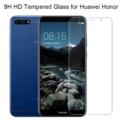 Screen Protector Film on Honor 7A 7C Pro Phone Tempered Glass for Huawei Honor 7C AUM L41 Protective