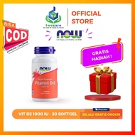 Now Foods Vitamin D-3 1000iu 30 Softgels Vitamin D3