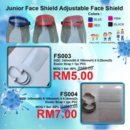 FS003/FS004 Face Shield - Junior Face Shield - Adjustable Faces Protective Shield