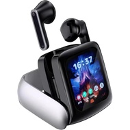 TWS Bluetooth Touch Screen Earbuds with Screen TWS Wireless Touchscreen Earbuds for Small Ear Canals