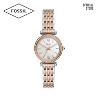Fossil Carlie Mini Twotone Stainless Steel Watch ES4649