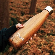 Swell Insulated Water Cup 2023 New Style Influencer Cola Bottle Douyin Style Wood Grain Style Best S