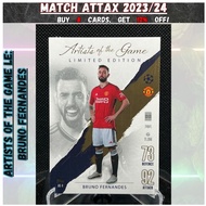 Match Attax 2023/23: Artists of the Game Limited Edition - Bruno Fernandes