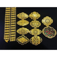 [Ship From KL] Tali Pinggang Besi Klasik Lanna Antique Jewelry Buckle BeltTraditional Pending Thai Pengantin