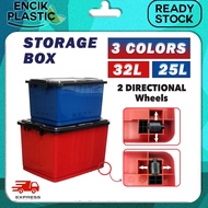 Storage box / Kotak Simpanan Roda / Color Storage Box / 38L / Storage box / Big Storage box (Bubble 