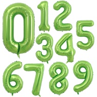 Big 40 Inch (40") Green Number Foil Balloon / Decor Balloon Jumbo Number Foil Balloons
