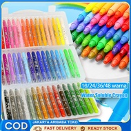 MATA Crayon Grasp Medium Eye 12/24/36/48 Colors Water Soluble Crayon Coloring Crayon Silky Crayon Co