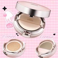 3-In-1 Rotating Double-Layer Air Cushion Highlighter & Contouring Palette, Top Layer Is Air Cushion 