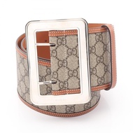 【二手】Gucci GG Supreme 女士皮革 PVC 塗層帆布皮帶 - 二手