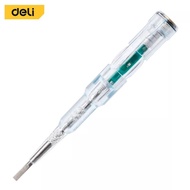 DELI DL8004 Test Pen Voltage Tester Cr-V 12-250V AC Bright LED  Professional Hand Tools Malaysia [Ic