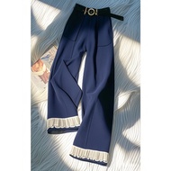 【Ready stock】 New Style Hot-selling Small Man High-End Feeling Super Beautiful Loose Lazy Style Navy