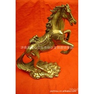Office Horse Leaping Gift Decoration Manufacturer Horse to Success Opening Horse Zodiac Copper Brass