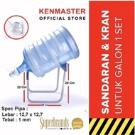 Gallon Rack, Gallon Legs, Gallon Stand + Faucet, Tap, Slanted Gallon Holder KENMASTER Gallon Stand