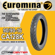 90/90-16 Euromina Tubeless Motorcycle Street Tires, CA128K For TVS XL100 / Nouvo Z