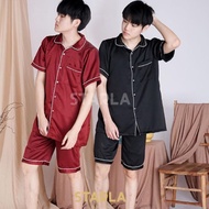 Pajamas MEN'S SATIN SHORT PAJAMAS MEN'S PAJAMAS / MEN'S PAJAMA SET / ADULT MEN'S SATIN PAJAMAS