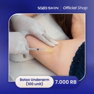 SOZO SKIN Botox Underarm 100 Unit
