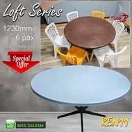 3V ROUND Plastic Table Stand Base - Grad A Original with Logo - Klang Valley only - 4ft Round Stand 