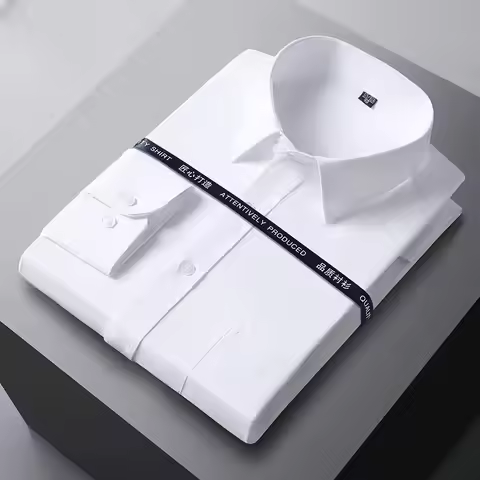 Plus Size 11XL 10XL 9XL Men's Formal Shirts Long Sleeve Office Work Anti-Wrinkle Classic Business Po