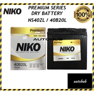NIKO Premium Series Battery 40B20L NS40ZL Dry Battery Myvi Axia Jazz City and more