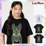 RRR LIFEWORK FOR Kids Big Radog Short Sleeve T-Shirt 4COLOR