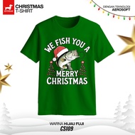 KATUN CYFCLO Regular Christmas T-Shirt Short Sleeve 24S Combed Cotton - Soft and Cool | CS109-Christ