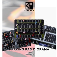 KINGPAD Parking Pad Diorama LARGE Size Parking Pad Scale 64 Hot Wheels Diorama Mouse pad Parking Lot