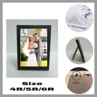 Fiber frame photo ( 4r / 5r / 6r) 4x6 / 5x7 / 6x8 / 6x9 with plexiglass or not plexiglass.