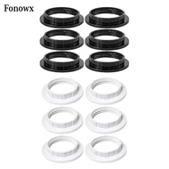 [Fonowx] 6x E26 E27 lamp base shade rings retaining ring insulation accessories