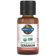 Essential Oil, Geranium 0.5 fl oz (15 mL), 100% USDA Organic & Pure, Clean,Undiluted for Diffuser,Ar