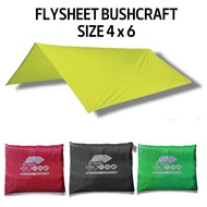 TENDA Flysheet 4x6 Meters traptrent type bushcraf - Roof Tent 4x6 - flyshet 6x4 Meters - flesit 4x6 waterproof - flysheet 4x6 waterproof