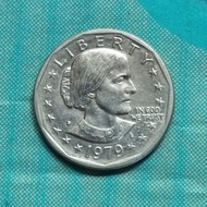 one dollar 1979 koin Amerika