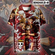 Jersey One Piece Gear 5 Chaos Fullprint Anime Luffy FOX Sabo