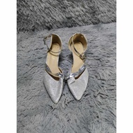 Ankle Strap Pointed Toe Sparkly Heels