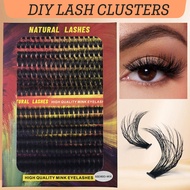 Lash Clusters 280pcs Cluster Lashes 50d/80d Lashes Extensions Natural Look Lashes D Curl Fluffy Clus