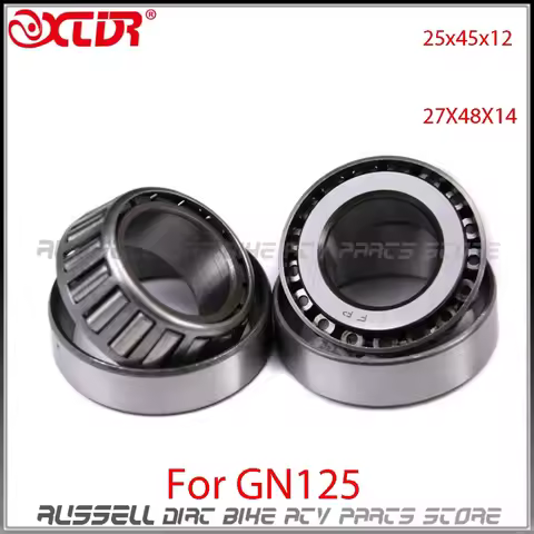 27X48X14 25x45x12 STEERING HEAD BEARING TAPER For Motorcycle SUZUKI GN125 H