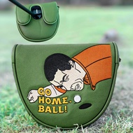 Golf Putter Protective Cover Funny Villain Embroidery DF3 Medium Putter Unisex Magnet Closing Club C