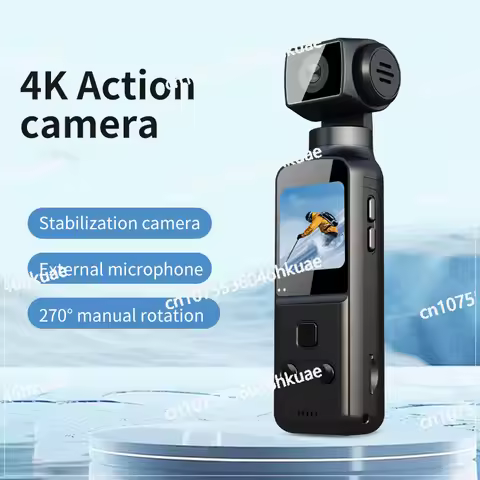 K1 Pocket Camera 4K High Definition Sports Anti-shake Outdoor Mountain Climbing Handheld Back Clip C