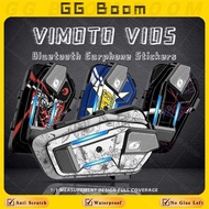 For Vimoto V10S V10X V10s V10x Motorcycle Helmet Bluetooth Earphone Sticker Protection Headset Anti-