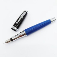 【虎之鶴】不簡單 手工縫線 真皮 皮筆 德國筆尖 卡式墨水 吸墨器