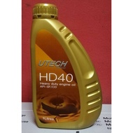 UTECH LUBRICANT HD40 1L HEAVY DUTY ENGINE OIL API-SF/CD
