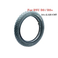 Original 14x2.125 CST Tire for DYU D3 / D3+ Electric Bicycle 14 Inch Inner and Outer Tire Replace Accessories KOJN