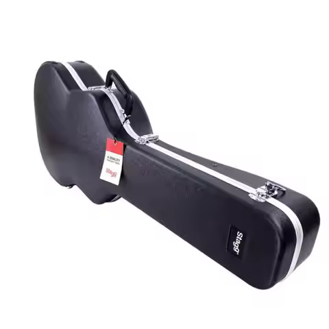 Belgian ABS Guitar Case Folk Classical Acoustic Guitar Bass Guitar Electric Guitars Electric Bass Sq