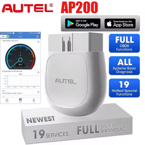 Autel AP200 OBD2 Scanner Professional Automotivo OBD 2 Code Reader Scanner Oil/EPB/BMS/SAS/TPMS/DPF 