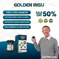 Crestvines Golden Insu for Diabetics 60Caps for 2Bottle/Box| Golden Insu for Diabetes | Diabetes sup