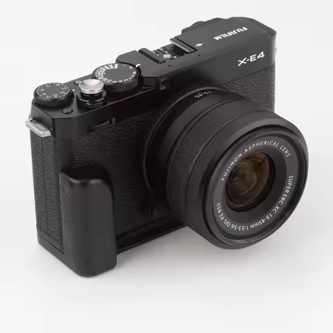 Haoge Dedicated Metal Hand Grip for Fujifilm Fuji X-E4 xe4 Camera Bracket Arca Swiss Type Quick Rele