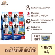 [BUNDLING 4pcs] Majes High Protein Digestive Health 1.5kg Smooths Digestion Probiotic Dog Food Dog F