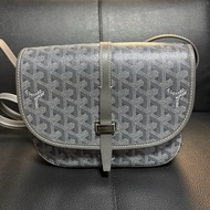 Goyard 灰色Belvedere郵差單肩包PM